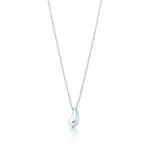 Tiffany and Co Silver Teardrop Pendant